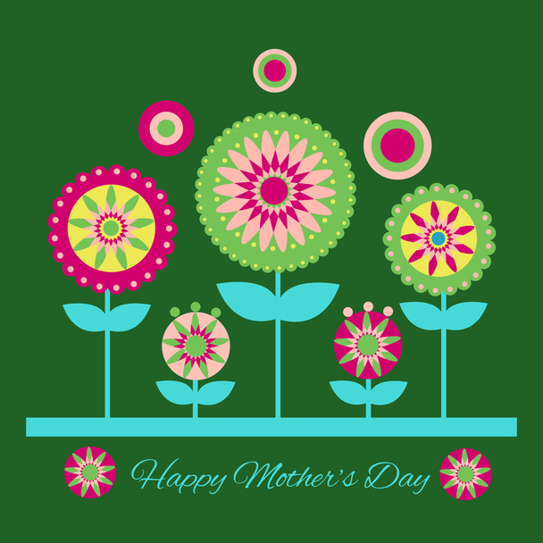 Happy mother day background. Vector illustration - Διάνυσμα, εικόνα