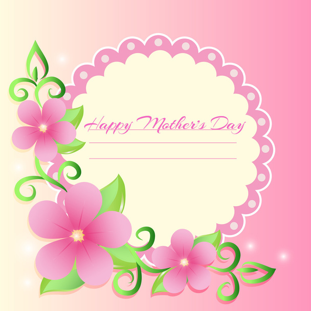 Happy mother day background. Vector illustration - Vettoriali, immagini