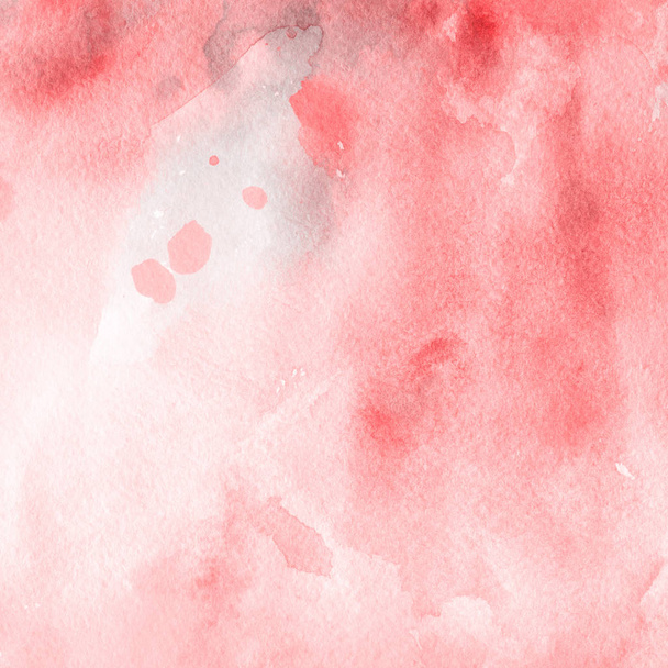 red watercolor paint texture, abstract background - Foto, imagen