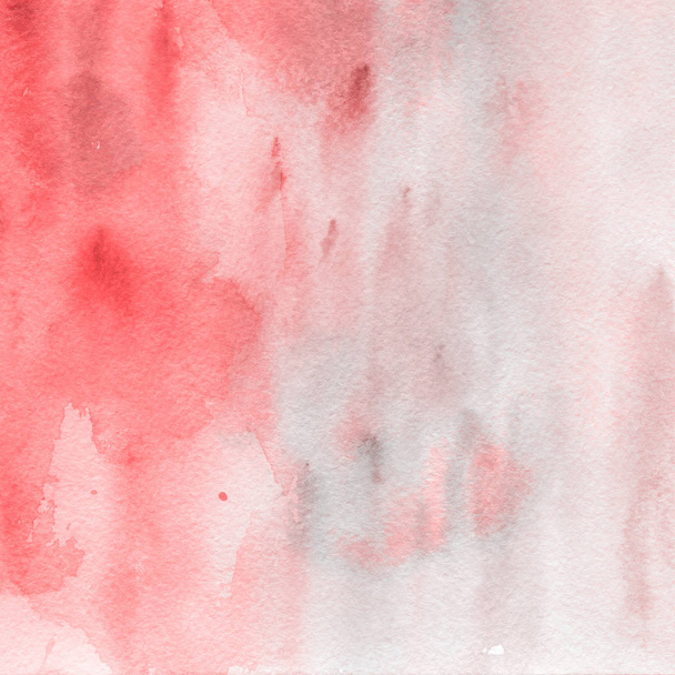acuarela roja pintura textura, fondo abstracto
 - Foto, Imagen