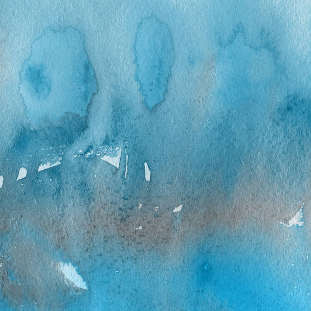 sininen abstrakti tausta akvarelli maali rakenne
 - Valokuva, kuva