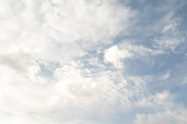 blue sky with white clouds, nature background - Fotó, kép