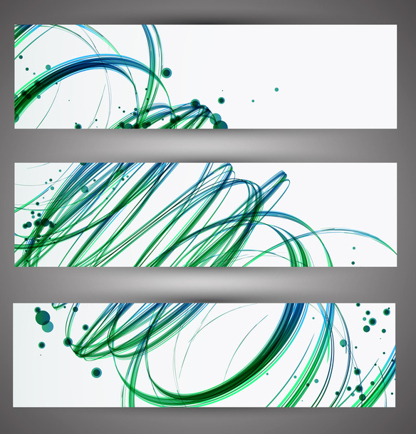 Set of bright banners. Vector - Vector, Image