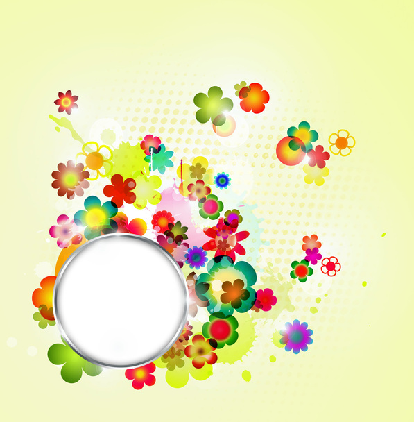 abstract floral spring background - Photo, Image