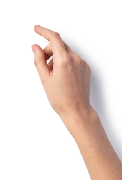 main de femme isolée sur blanc
 - Photo, image