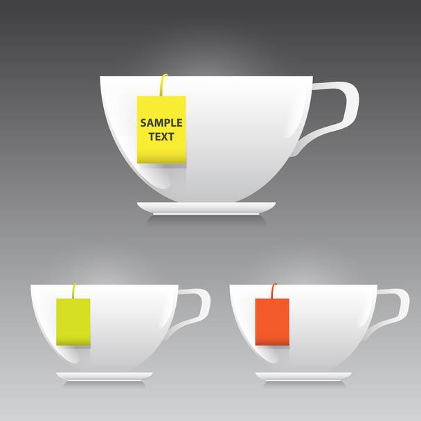 Vector cup of tea illustration - Vector, Image