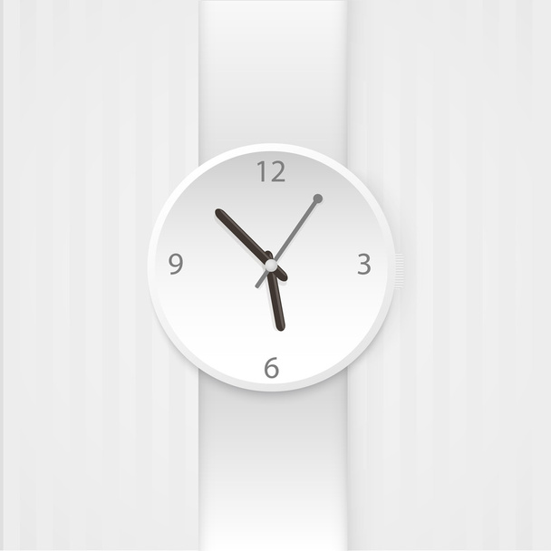 Vector wristwatch isolated on the white background - Vector, Image
