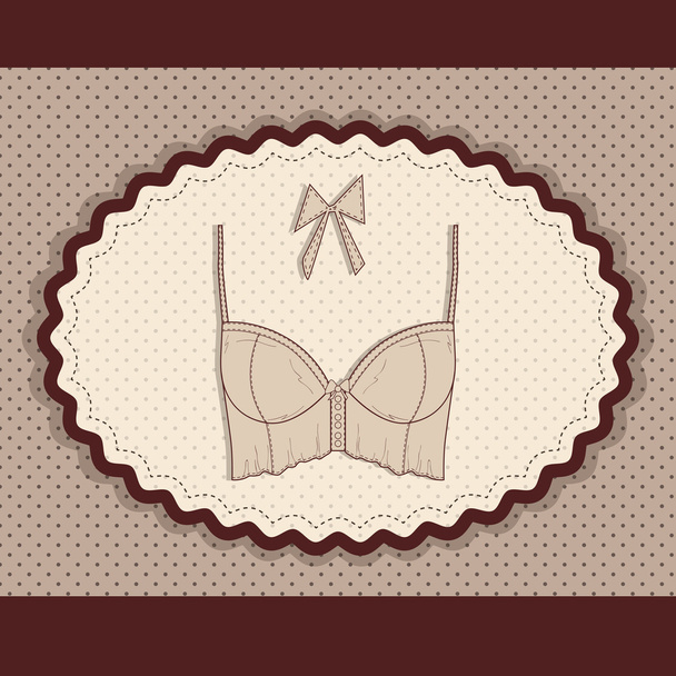 carte de lingerie. illustration vectorielle
 - Vecteur, image