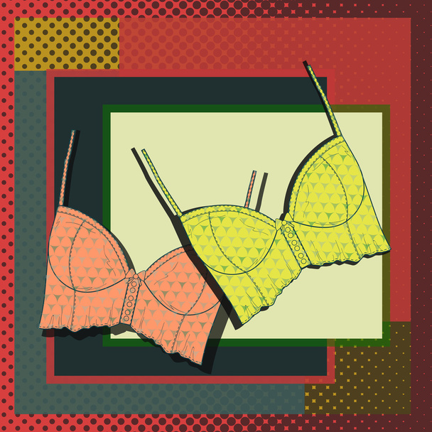 carte de lingerie. illustration vectorielle
 - Vecteur, image