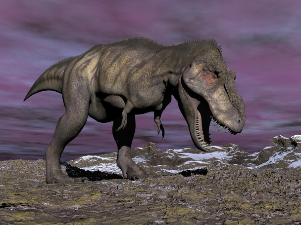 Grido di tirannosauro - rendering 3D
 - Foto, immagini