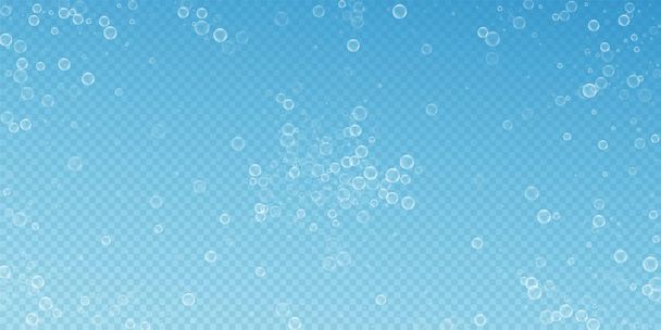 Zeepbellen abstracte achtergrond. Blaasbellen  - Vector, afbeelding