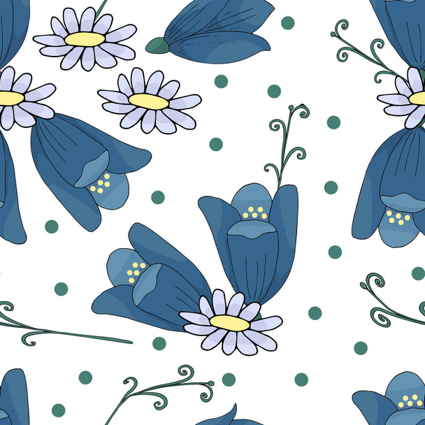 seamless floral background - Вектор, зображення
