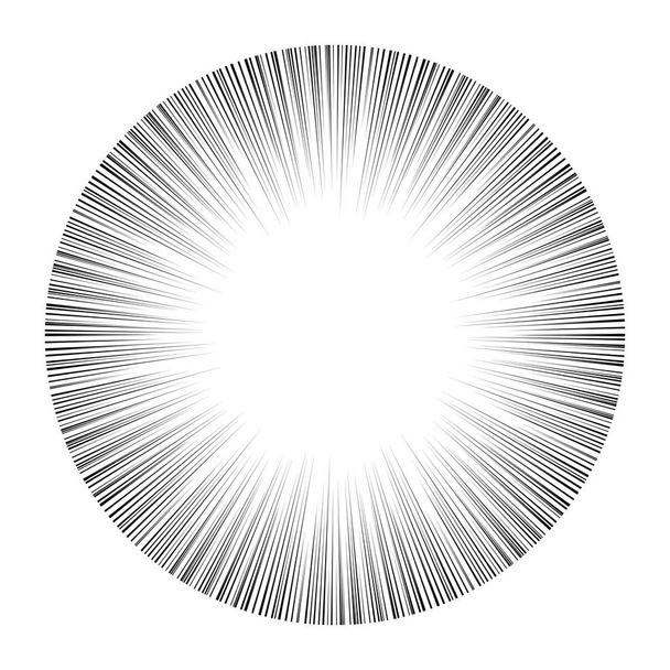 líneas de movimiento radial fondo textura diseño de patrón abstracto - Vector, imagen