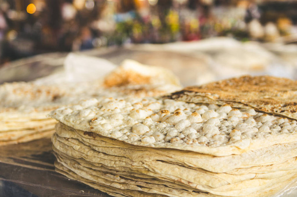 armenian traditional bread lavash  - Фото, изображение