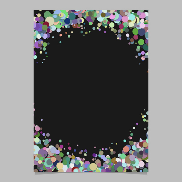 Abstrait blanc dispersé confettis point affiche fond - page frontière modèle conception
 - Vecteur, image