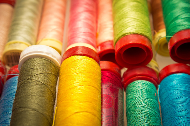fils de coton colorés
 - Photo, image
