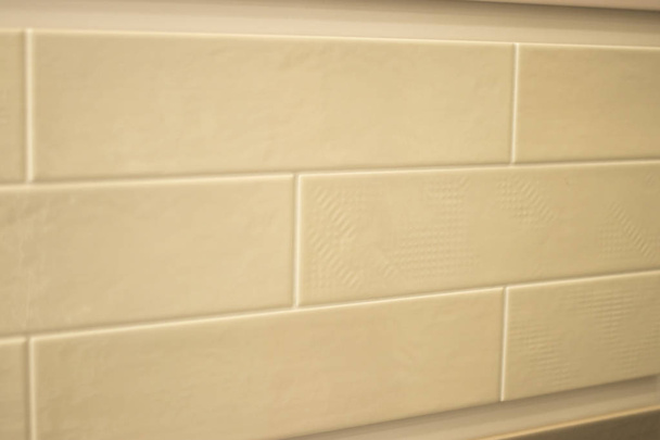 Cozinha telhas do banheiro showroom exibição de nova opção de azulejos para pisos e paredes para obras de melhoria de edifícios em casa
. - Foto, Imagem