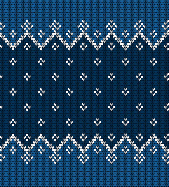 Modèle tricoté Noël et Nouvel An - Vecteur, image