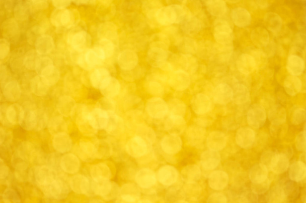 golden light bokeh texture background abstract - Photo, Image