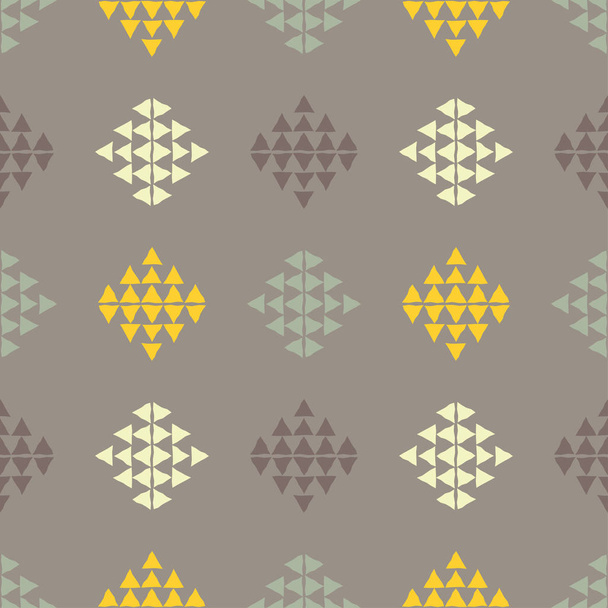 Seamless abstract geometric pattern. Triangles. Vector pattern. Mosaic texture. Can be used for wallpaper, textile, invitation card, wrapping, web page background. - Διάνυσμα, εικόνα