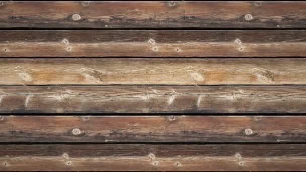κινούμενα φόντο, παλιό ξύλινο τείχος - Πλάνα, βίντεο