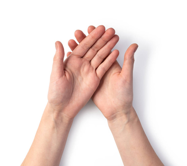 ženská ruka izolovaných na bílém - Fotografie, Obrázek