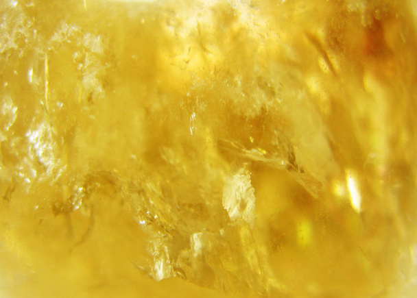 Citrin gelber Edelstein Geodenkristalle geologischer mineralischer Hintergrund - Foto, Bild