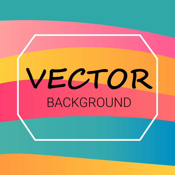 Abstract colored Background with Waves. Vector pattern - Vetor, Imagem