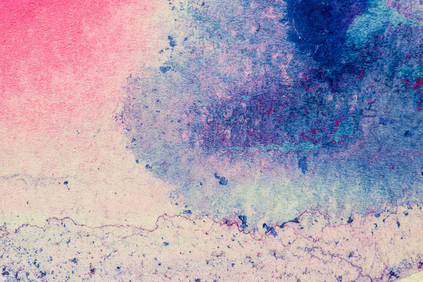 Watercolor art grunge texture backdrop abstract background - Zdjęcie, obraz