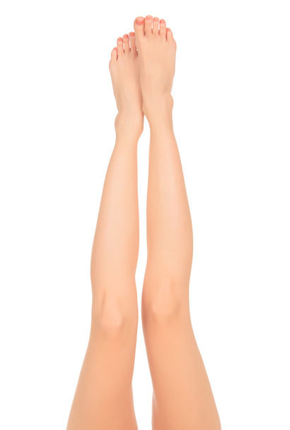 Perfect female legs, isolated on white background - Photo, Image