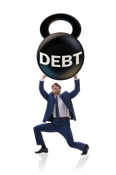 Obchodní koncepce dluhu a výpůjček - Fotografie, Obrázek