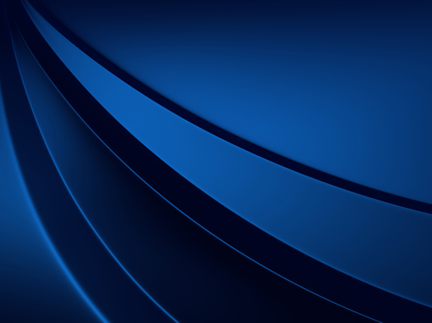 Elegante fondo metálico azul con líneas curvas
 - Foto, imagen