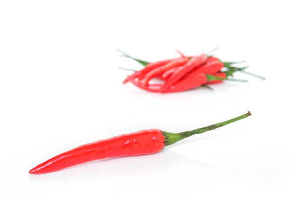 перец чили красный пряный овощ на белом фоне
 - Фото, изображение