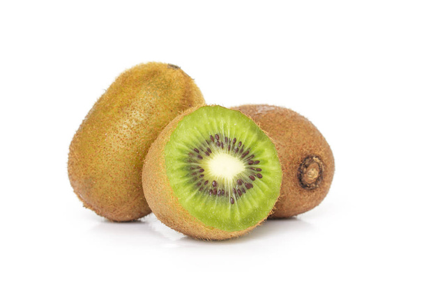 kiwi fruit sliced vegetarian organic healthy nature on white background - Photo, Image