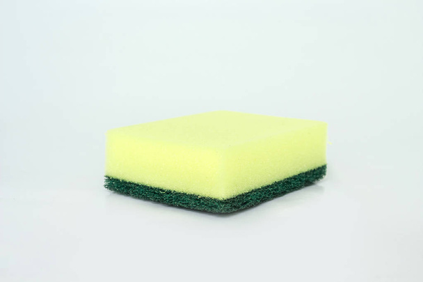 Bubbles foam white washing cleaning sponge - Photo, Image