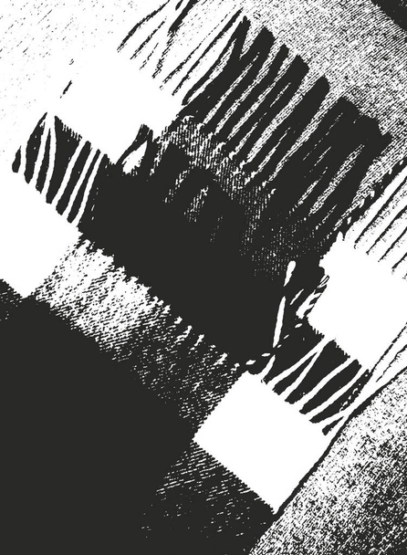 Textura superpuesta angustiada de tejido. fondo grunge. ilustración abstracta vector de medio tono - Vector, imagen
