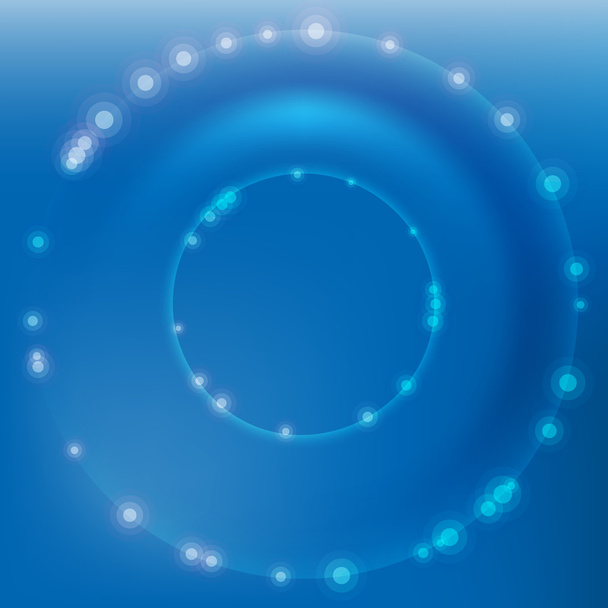 blue vector circle - Vector, imagen