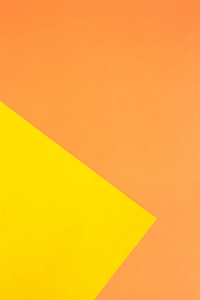 paper color yellow and orange abstract background. - Foto, Imagen
