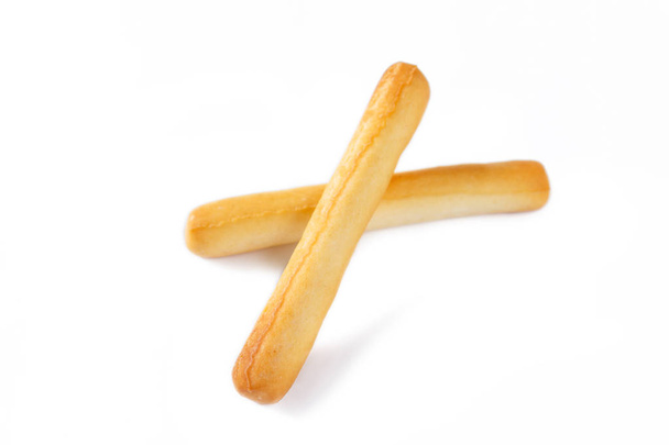 Ψωμί Sticks σε λευκό φόντο. - Φωτογραφία, εικόνα