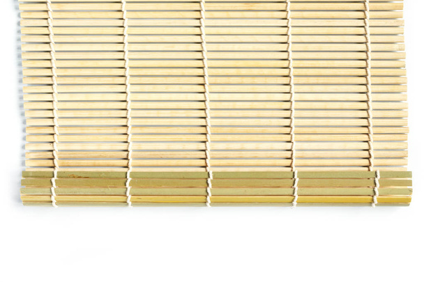 bambus sushi mat tekstury japońskiej tradycji Chiński styl życia - Zdjęcie, obraz
