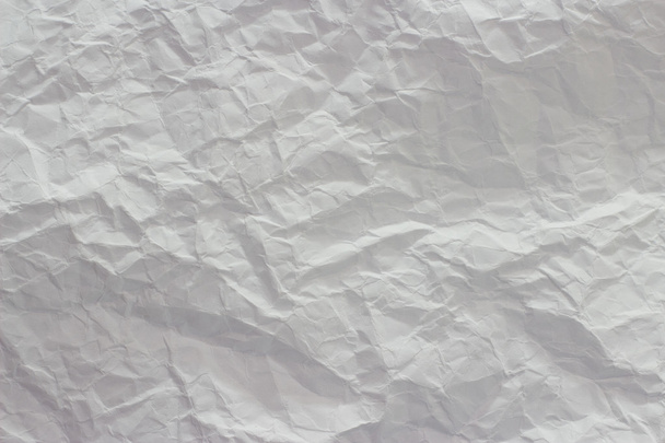 branco crumpled papel textura fundo - Foto, Imagem