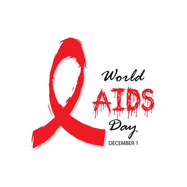 Dia Mundial da SIDA. 1 de Dezembro
 - Vetor, Imagem