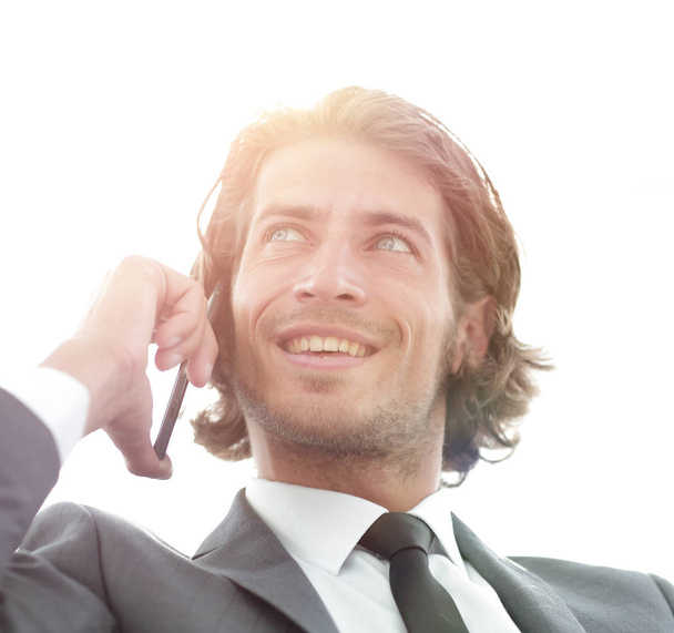 successful business man talking on a smartphone - Foto, Bild