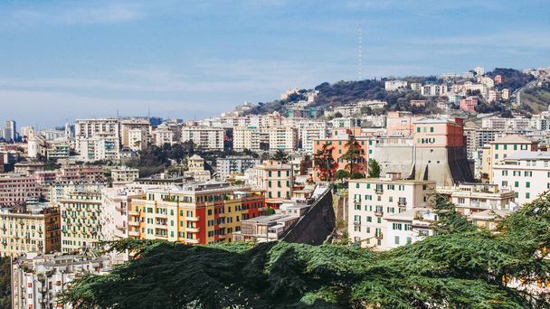 View of the city of Genoa in Italy - Photo, Image
