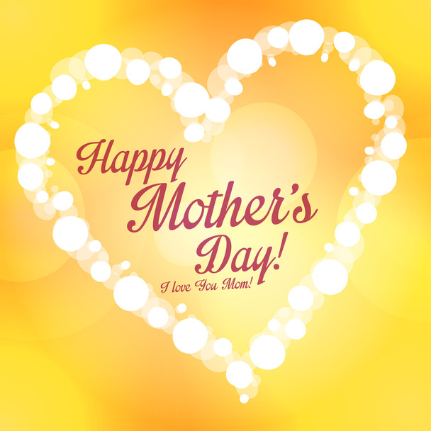 Happy Mother's Day vector background - Vector, afbeelding