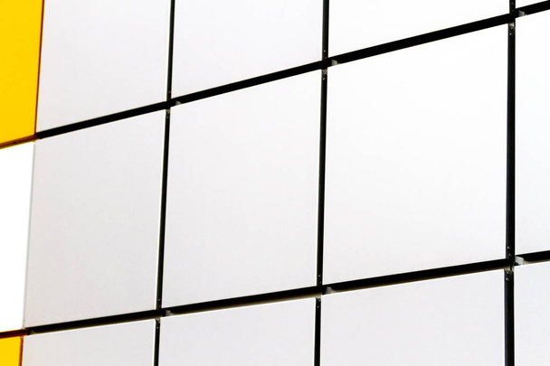 blocos quadrados cinzentos em perspectiva
 - Foto, Imagem