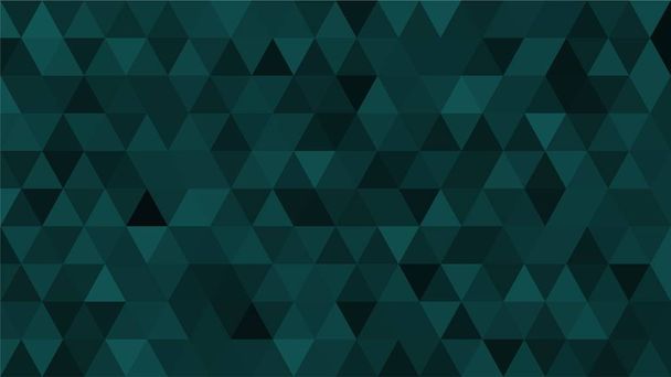 Dark Cyan, Green, Triangular low poly, mosaic pattern background, Vector polygonal illustration graphic, Origami style with gradient, racio 1: 1,777 Ultra HD
 - Фото, изображение