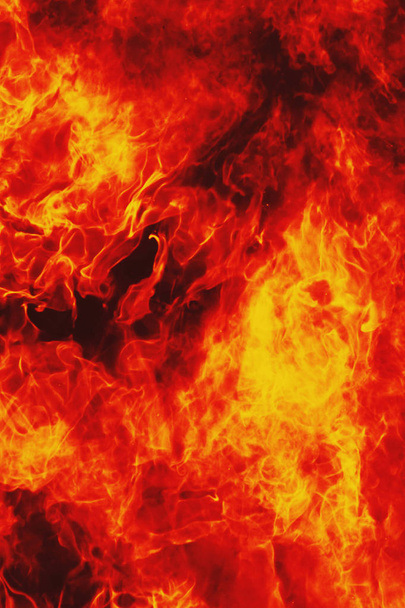 fondo del fuego como símbolo del infierno y del infierno
 - Foto, Imagen
