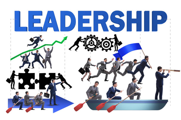 Concept de leadership avec de nombreuses situations d'affaires
 - Photo, image