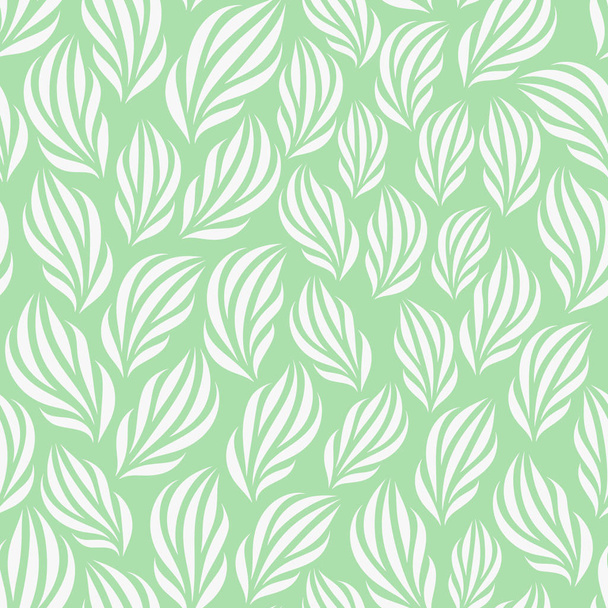 Seamless vector pattern with abstract floral elements scattered in ditsy style in soft pastel colors for fabric, textile, or wallpaper design - Vector, Image